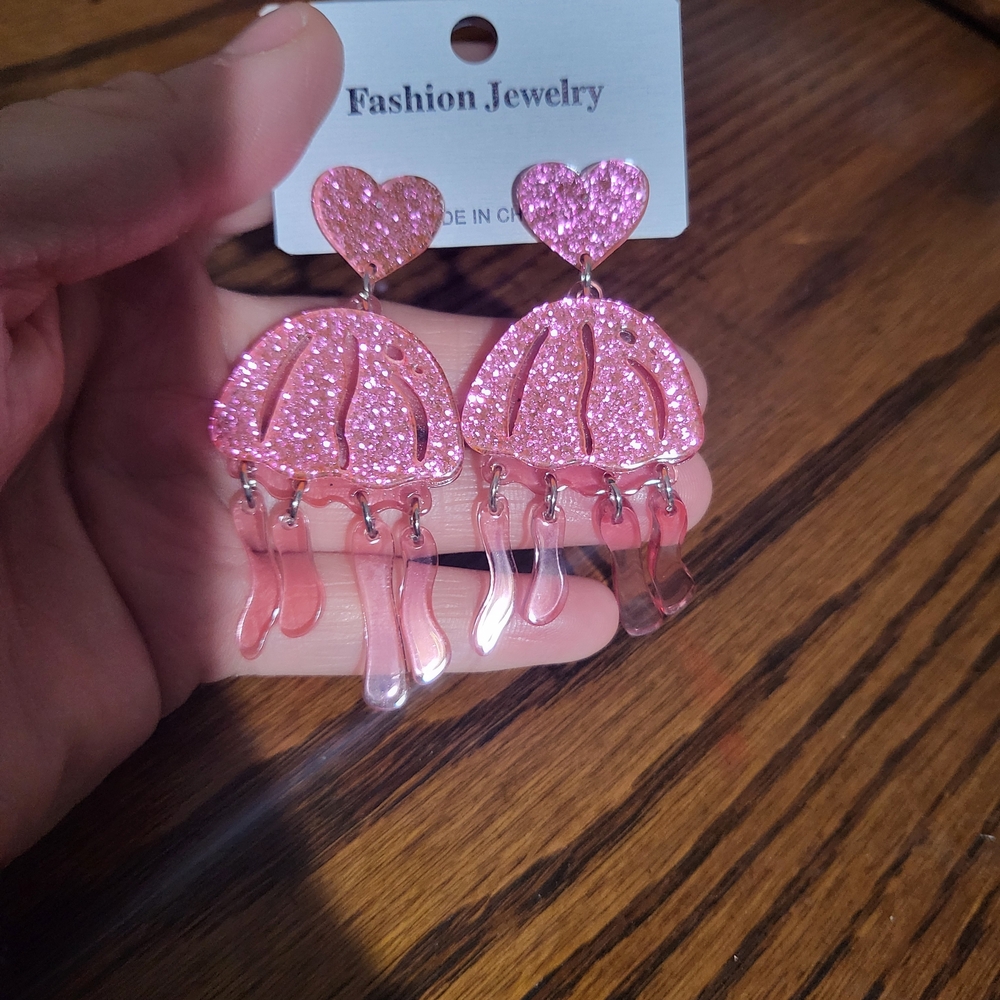 2 Sets Of Acrylic Earrings